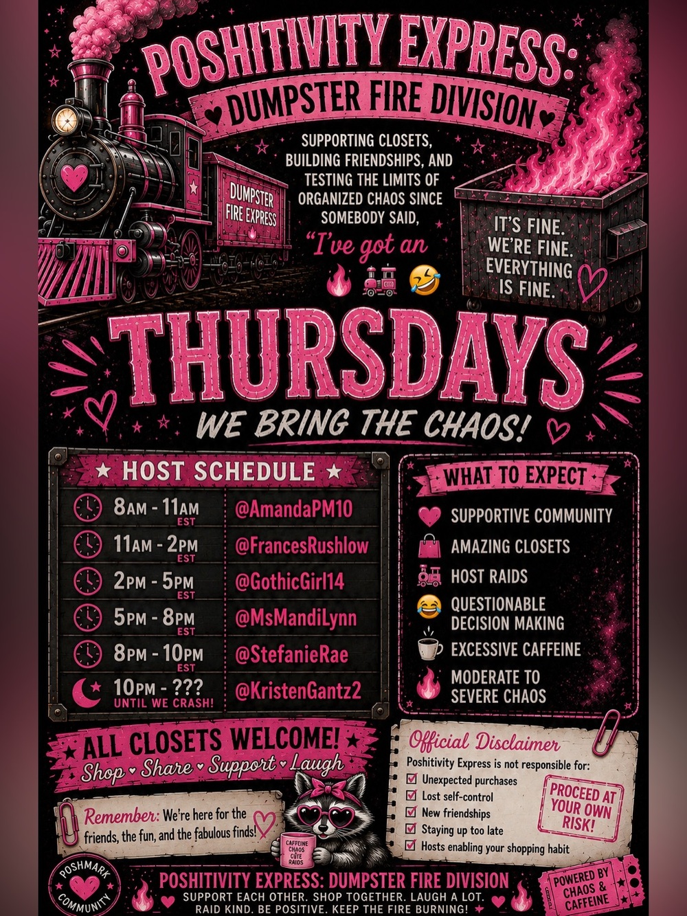 Cadyscreations is LIVE with Poshitivity Express